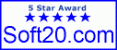 Unreal Commander: 5 Stars Award at soft20.com !